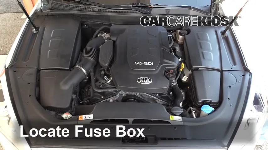 2017 Kia K900 V6 Premium 3.8L V6 Fusible (moteur) Remplacement
